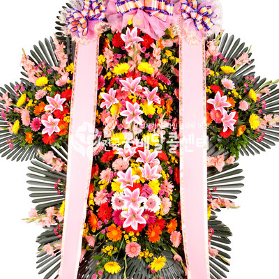 축하5단화환 (럭셔리)