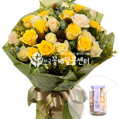 꽃다발+사탕 [80호]