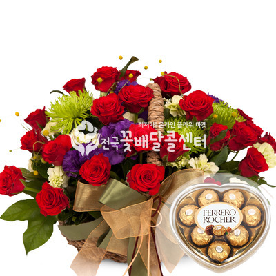 n초코릿 꽃바구니A