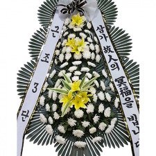 [비회원_기본형] 근조3단화환