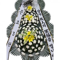 [비회원_기본형] 근조3단화환